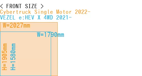 #Cybertruck Single Motor 2022- + VEZEL e:HEV X 4WD 2021-